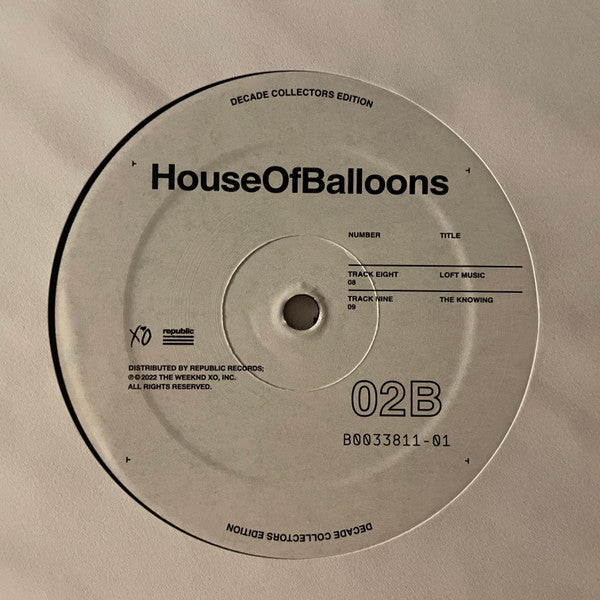 House Of Balloons | Mint (M) Mint (M) - HIP HOP/RAP *SEALED*