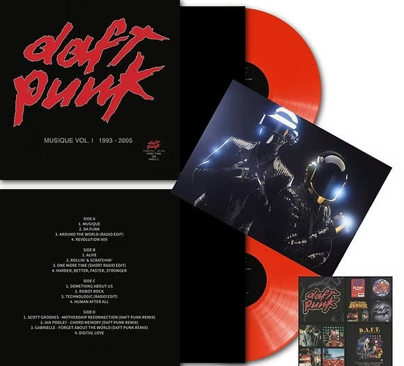 Daft Punk - Musique Vol. 1 1993-2005 (2xCOLOR VINYL) | Mint (M) Mint (M) - HOUSE *SEALED/COLOR*