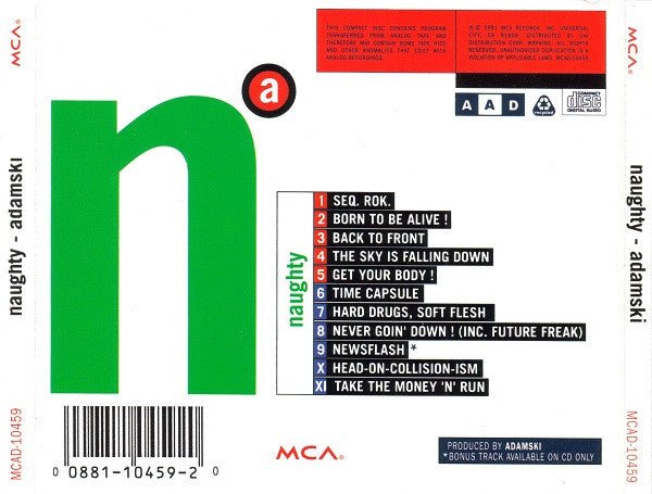Naughty (CD) *SEALED* | Mint (M) Mint (M) - HOUSE *SEALED*