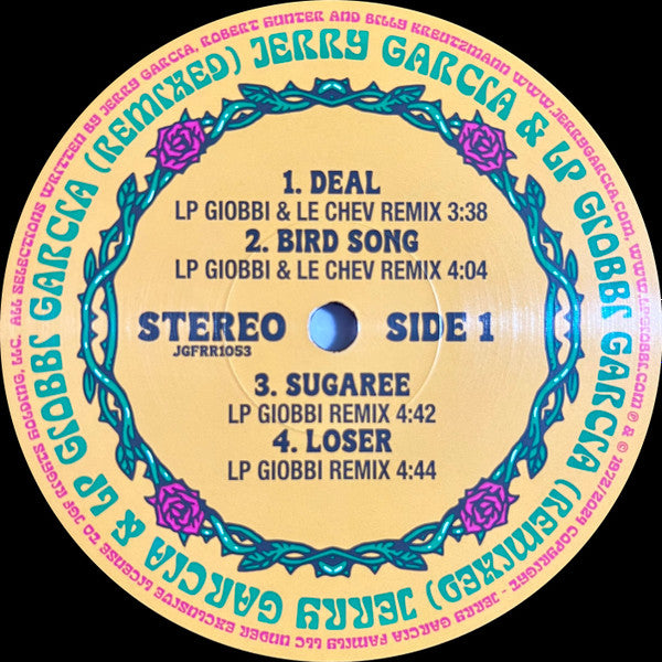 Jerry Garcia Garcia (Remixed) LP Mint (M) Mint (M)