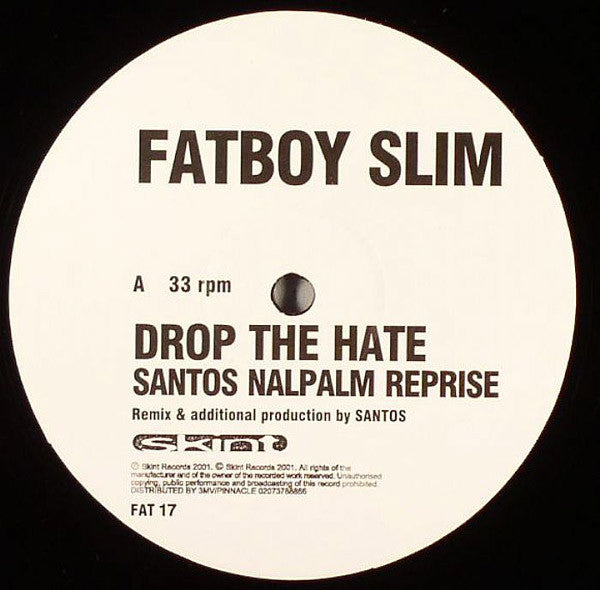 Drop The Hate | Excellent+ (EX+) Very Good Plus (VG+) - HOUSE / USED *EXCELLENT+*