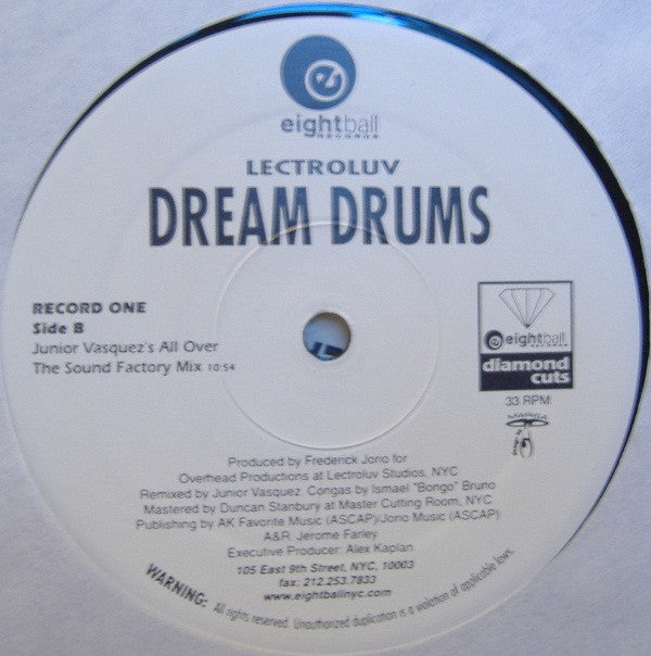 Lectroluv - Dream Drums | Excellent (EX) Generic - HOUSE / USED *EXCELLENT+*