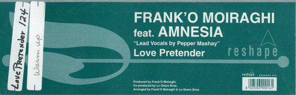 Frank 'O Moiraghi - Love Pretender (VINYL) | Near Mint (NM) Near Mint (NM) - HOUSE / USED *NEAR MINT*