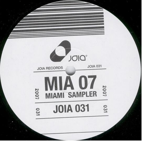 Various - Joia Records - Miami Sampler 2007 | Near Mint (NM) Very Good Plus (VG+) - HOUSE / USED *NEAR MINT*