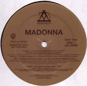 Madonna GHV2 Remixed (The Best Of 1991-2001) 3x12" Near Mint (NM or M-) Generic