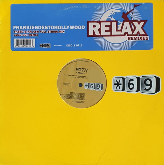 Frankie Goes To Hollywood Relax (Remixes) - (Disc 2 of 2) 12" Near Mint (NM or M-) Excellent (EX)
