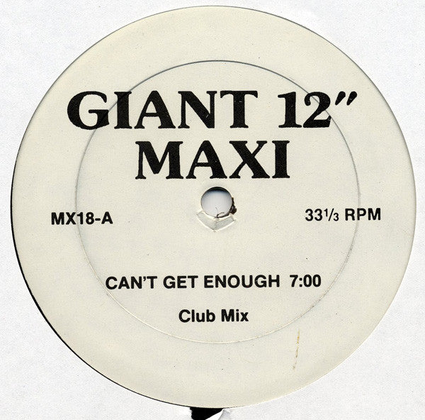 Can't Get Enough / You Used To Hold Me | Very Good Plus (VG+) Generic