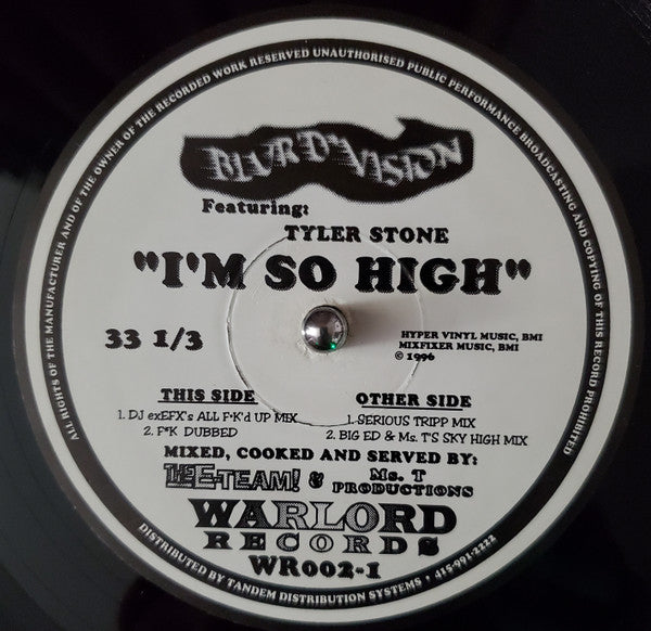 I'm So High | Very Good (VG) Generic