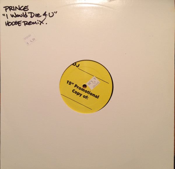 I Begin To Wonder / I Would Die 4 U | Very Good (VG) Generic
