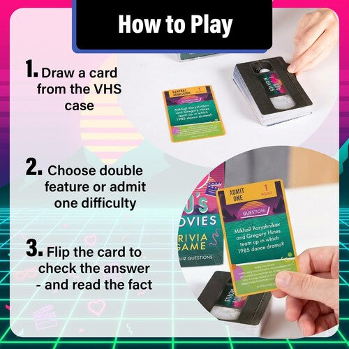 I Love 80's - I Love 80s Movies Trivia Card Game (Card Game) |