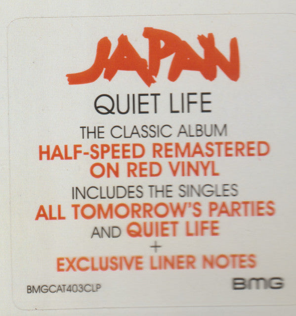 Japan - Quiet Life | Mint (M) Mint (M) - NEW WAVE *COLOR*