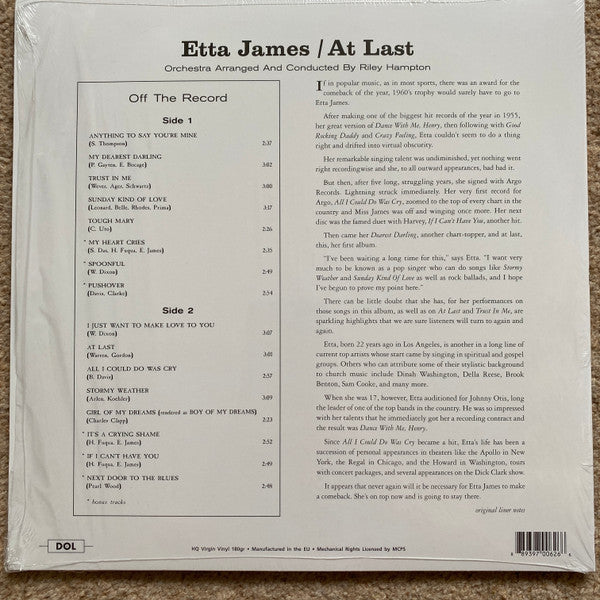 At Last! | Mint (M) Mint (M) - JAZZ *SEALED/COLOR*