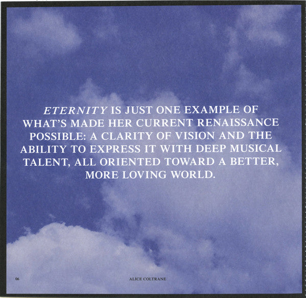 Eternity (VMP VINYL) | Mint (M) Mint (M) - JAZZ *NEW/COLOR*