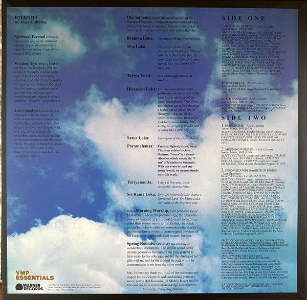 Eternity (VMP VINYL) | Mint (M) Mint (M) - JAZZ *NEW/COLOR*