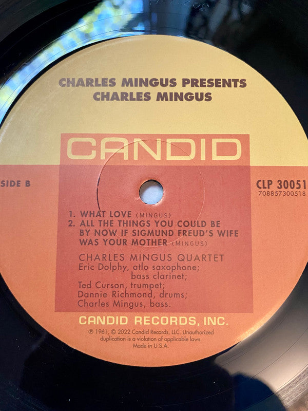 Charles Mingus Charles Mingus Presents Charles Mingus LP Mint (M) Mint (M)