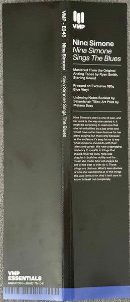 Nina Simone Sings The Blues (VMP VINYL) | Mint (M) Mint (M) - JAZZ *NEW*