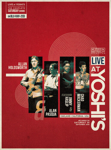 Allan Holdsworth - (PRESALE 11/13/26) Live At Yoshi'S (Saturday 30-09-2006) - 2CD + Blu-Ray Region Free (IMPORT 3xCD) | NEW - JAZZ *NEW*