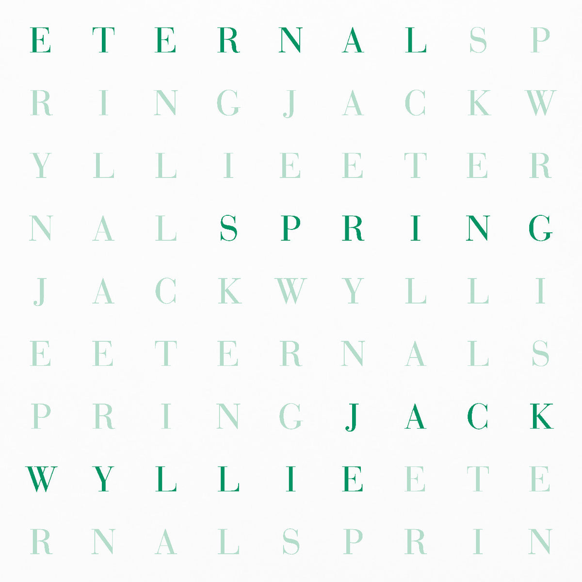 Jack Wyllie - (PRESALE 10/16/26) Eternal Spring (BLACK BIOVINYL LIMITED IN FIRST EDITION DEBOSSED REVERSE BOARD SLEEVE VINYL LP) | NEW - JAZZ *NEW*