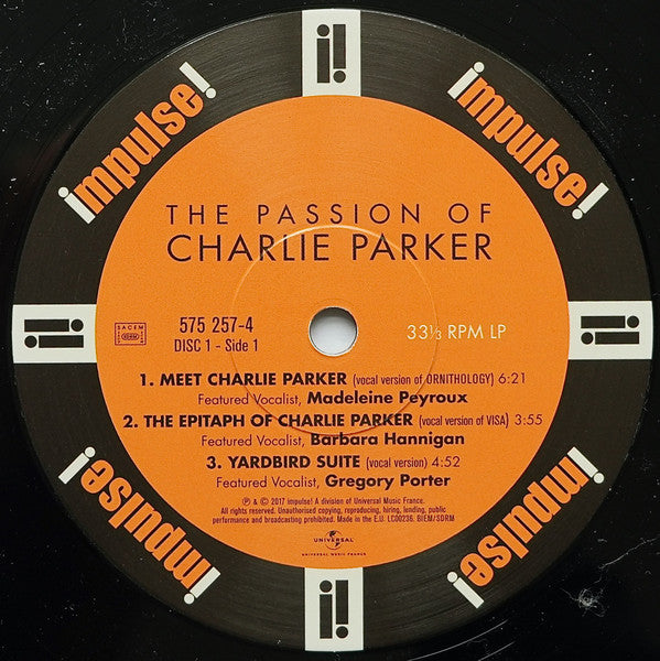 The Passion Of Charlie Parker (2xVINYL) | Mint (M) Mint (M) - JAZZ *NEW*
