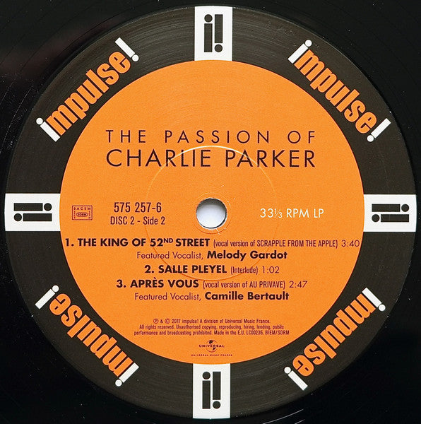 The Passion Of Charlie Parker (2xVINYL) | Mint (M) Mint (M) - JAZZ *NEW*