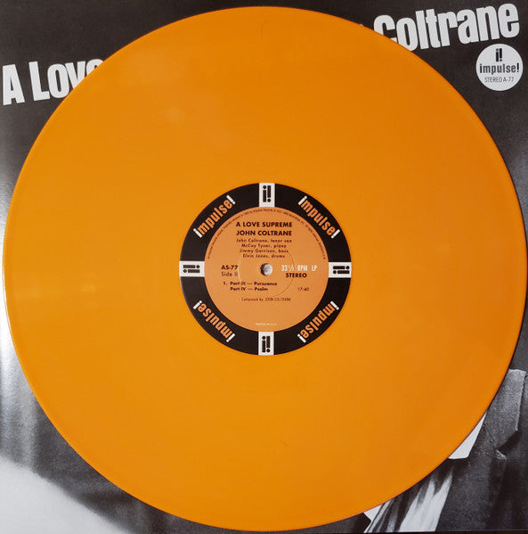 A Love Supreme (ORANGE VINYL) | Mint (M) Mint (M) - JAZZ *SEALED/COLOR*