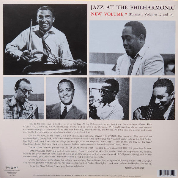 Norman Granz' Jazz At The Philharmonic - New Volume 7 (Formerly Vols. 12 And 13) | Mint (M) Mint (M)