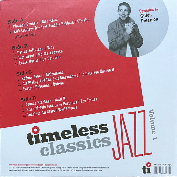 Timeless Jazz Classics Volume 1 | Mint (M) Mint (M)