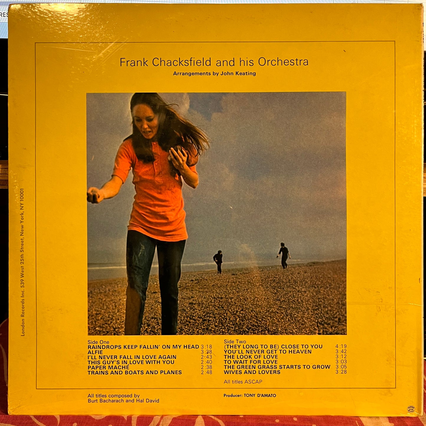 Chacksfield Plays Bacharach | Mint (M) Mint (M)