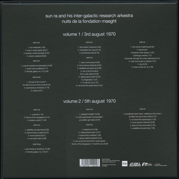 Nuits De La Fondation Maeght (RSD 2025 BOX SET - VINYL) | Mint (M) Mint (M) - JAZZ *SEALED*