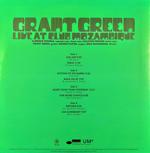 Live At Club Mozambique (180 GRAM VINYL) | Mint (M) Mint (M)