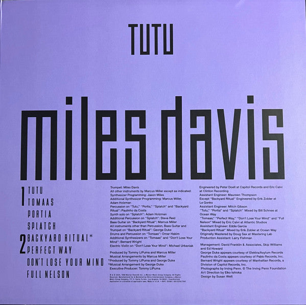 Tutu (B&M EXCLUSIVE: SPECIAL INSERT) | Mint (M) Mint (M) - JAZZ *SEALED*