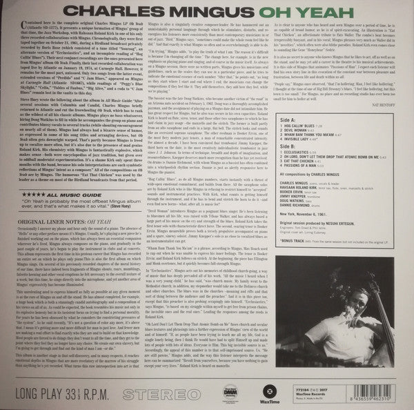 Oh Yeah | Mint (M) Mint (M) - JAZZ *SEALED*