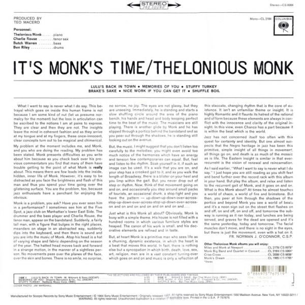 It's Monk's Time | Mint (M) Mint (M)