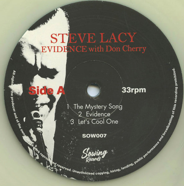 Evidence (CLEAR VINYL) | Mint (M) Mint (M)