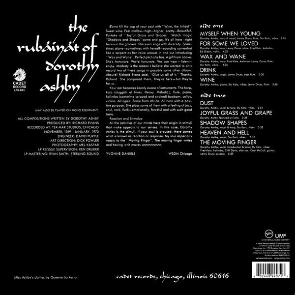 The Rubaiyat Of Dorothy Ashby (180 GRAM VINYL) *DISCOUNT COPY* | Mint (M) Mint (M) - JAZZ *SEALED*