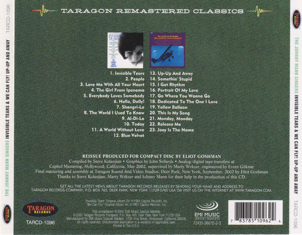 Invisible Tears / We Can Fly Up-Up And Away *CD* | Mint (M) Mint (M)