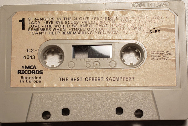The Best Of Bert Kaempfert *CASSETTE/SEALED* | Mint (M) Mint (M)