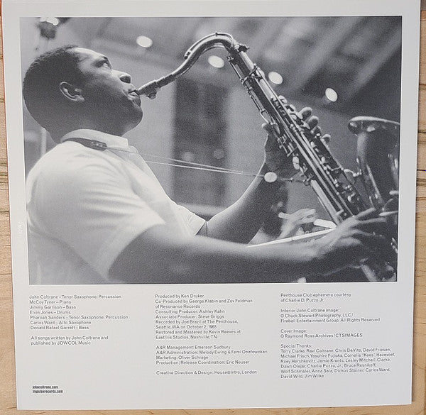 A Love Supreme: Live In Seattle *DINGED* (2xVINYL) | Mint (M) Excellent+ (EX+) - JAZZ *SEALED*