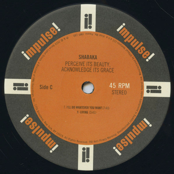 Perceive Its Beauty, Acknowledge Its Grace (2xVINYL / VMP) | Mint (M) Mint (M) - JAZZ *SEALED*