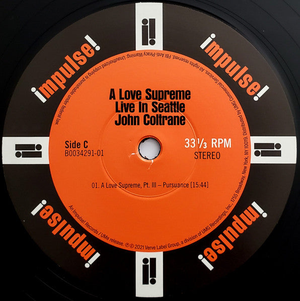 A Love Supreme: Live In Seattle *DINGED* (2xVINYL) | Mint (M) Excellent+ (EX+) - JAZZ *SEALED*