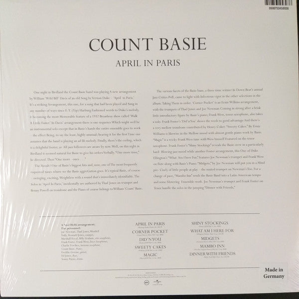 April In Paris | Mint (M) Mint (M) - JAZZ *SEALED*