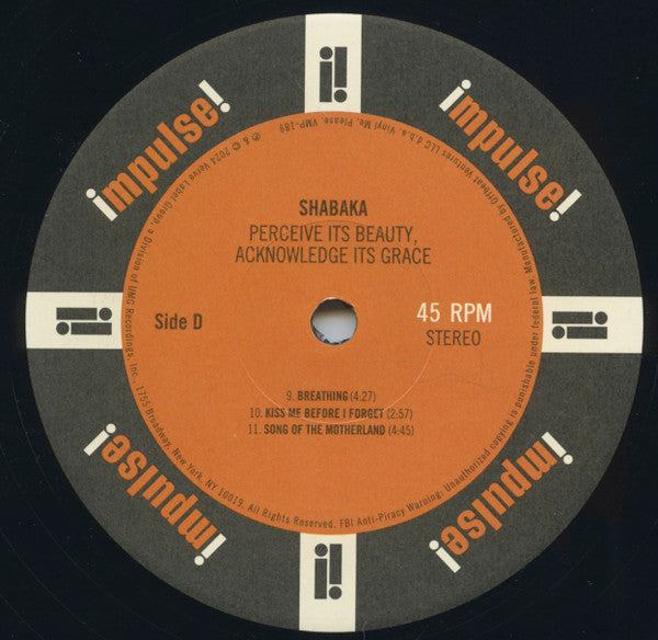 Perceive Its Beauty, Acknowledge Its Grace (2xVINYL / VMP) | Mint (M) Mint (M) - JAZZ *SEALED*