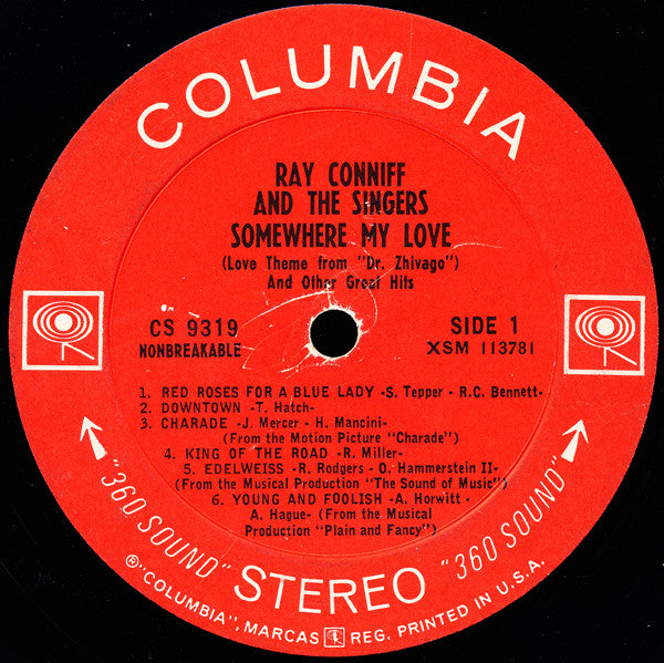 Somewhere My Love | Mint (M) Excellent (EX)