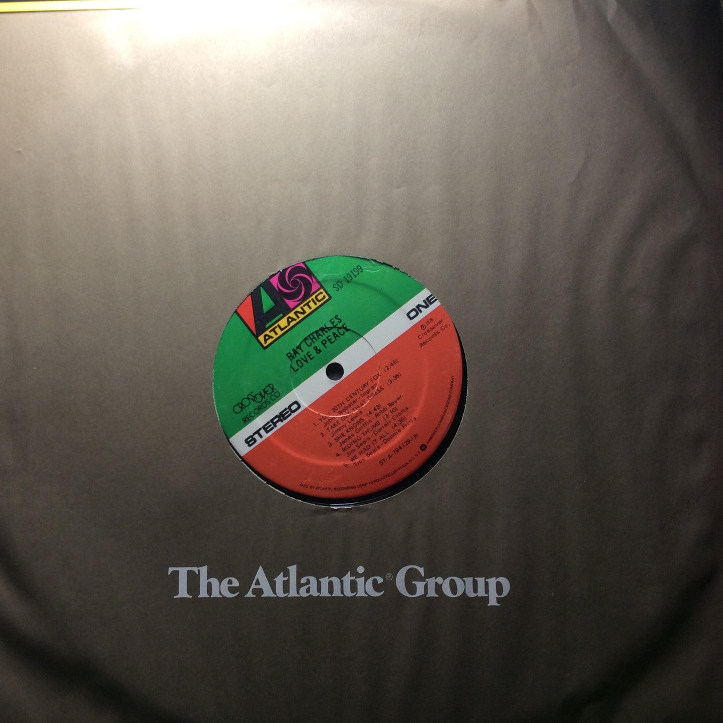 Love & Peace *PROMO* (VINYL) | Excellent+ (EX+) Very Good Plus (VG+) - JAZZ / USED *EXCELLENT+*