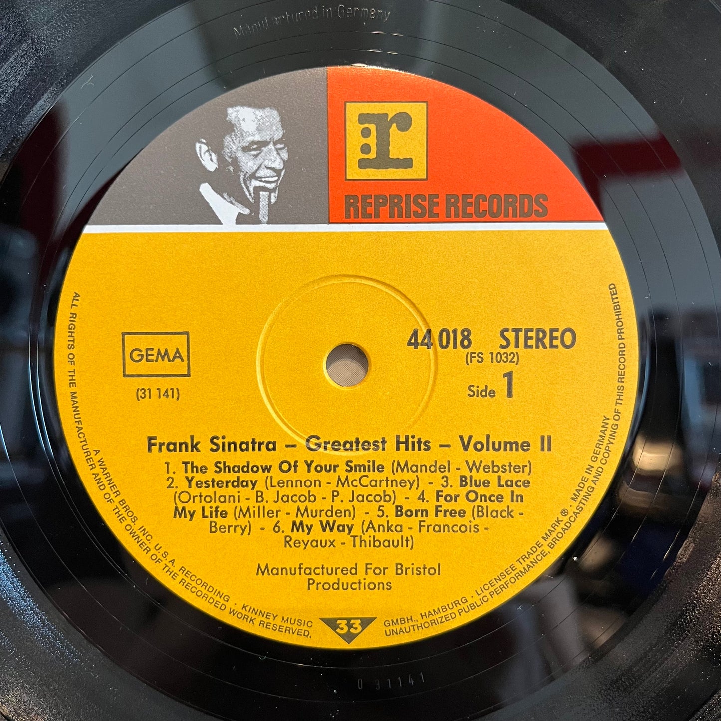 Frank Sinatra - Greatest Hits, Vol. II *GERMANY* | Excellent (EX) Near Mint (NM) - JAZZ / USED *EXCELLENT+*