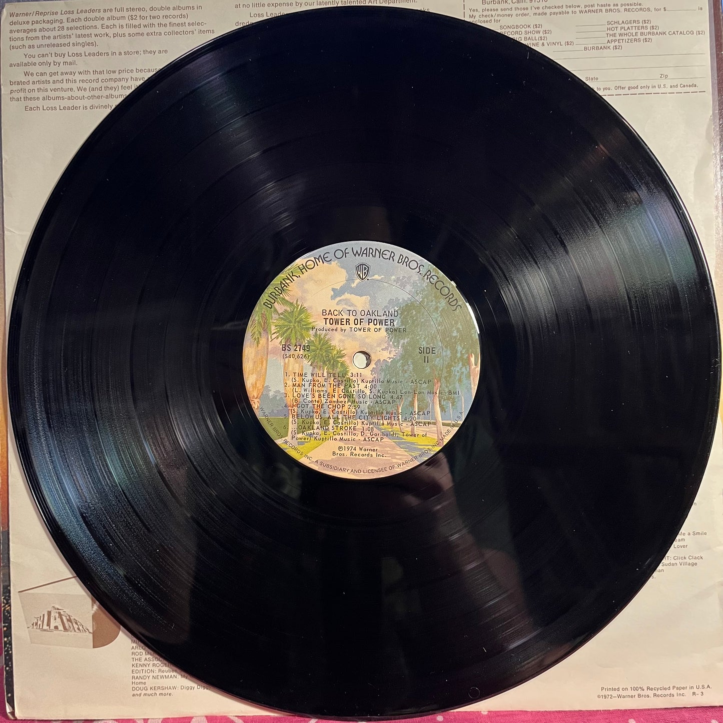 Back To Oakland *TERRE HAUTE* | Excellent (EX) Very Good Plus (VG+)