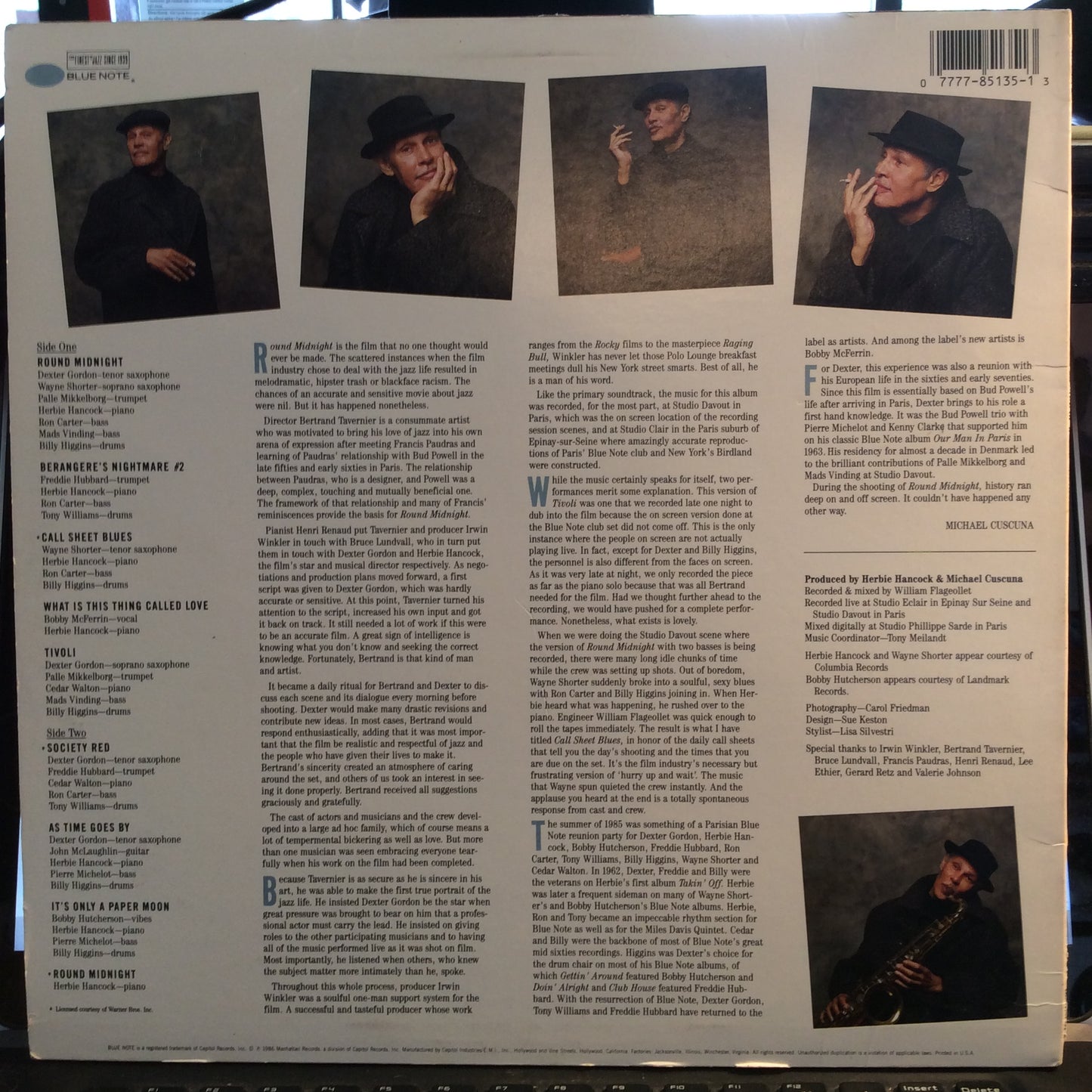 The Other Side Of Round Midnight (VINYL) | Excellent+ (EX+) Excellent (EX) - JAZZ / USED *EXCELLENT+*