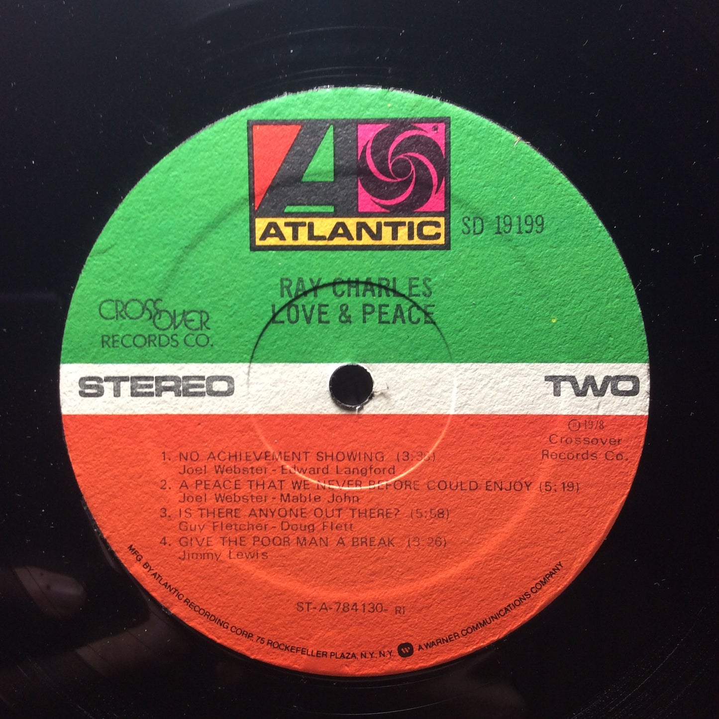 Love & Peace *PROMO* (VINYL) | Excellent+ (EX+) Very Good Plus (VG+) - JAZZ / USED *EXCELLENT+*