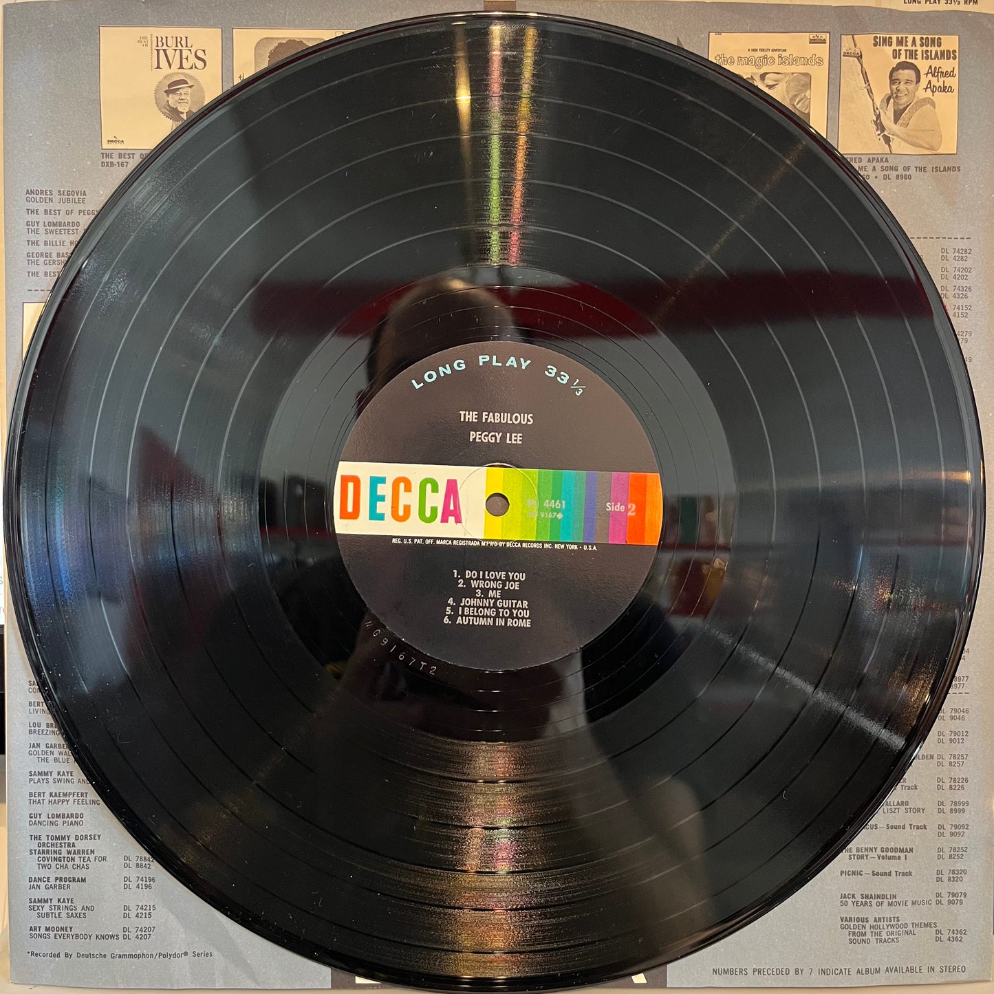 Peggy Lee - The Fabulous Peggy Lee | Excellent (EX) Near Mint (NM) - JAZZ / USED *EXCELLENT+*