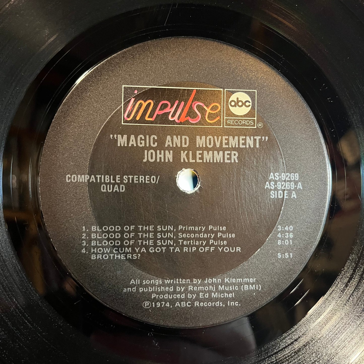 Magic And Movement (VINYL) | Excellent (EX) Excellent+ (EX+) - JAZZ / USED *EXCELLENT*